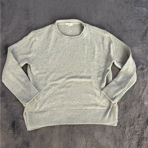 Light blue crew neck sweater